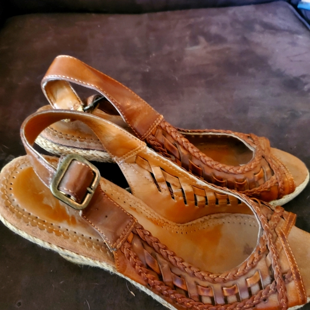 George brand Womens Wedge Sandals Size 8.5